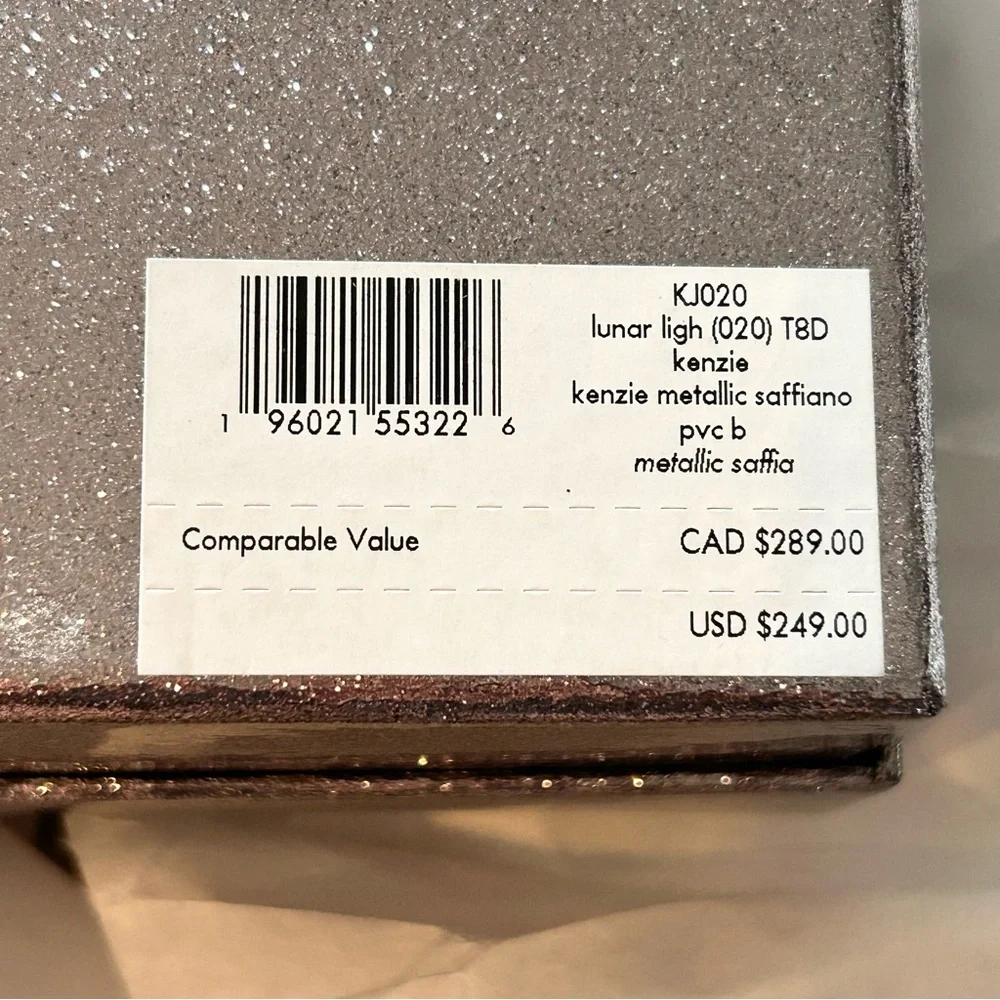 Kate Spade ♠️ Kenzie Boxed Metallic Large Continental Wallet in Lunar Light - Picture 7 of 11